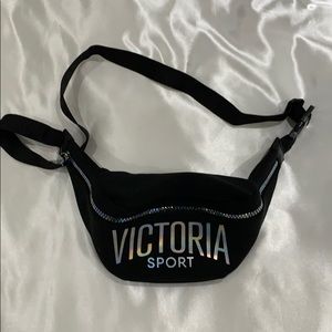 Victoria’s Secret fannypack-iridescent lettering